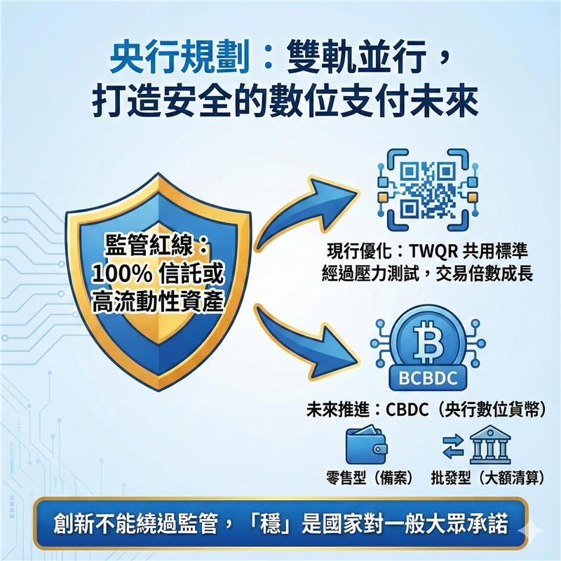 央行規劃:雙軌並行,打造安全的數位支付未來