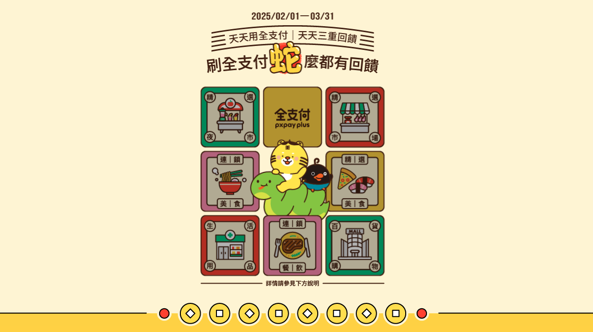2025年刷全支付蛇麼都有回饋